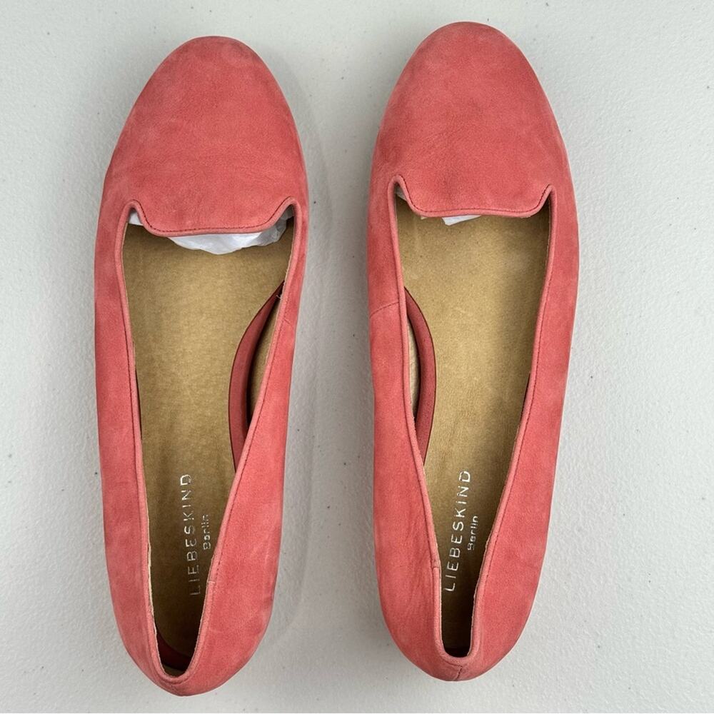 Liebeskind Berlin Pink Flamingo Suede Ballet Flats Women's Size EUR 39 US 8-8.5 - Picture 4 of 10
